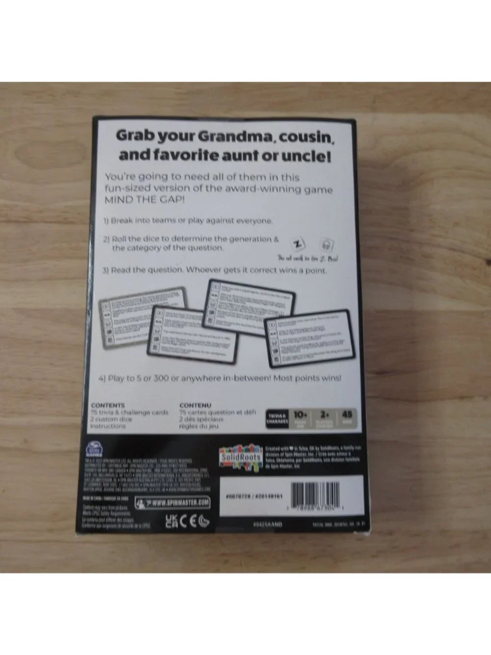 Mind the Gap Trivia Game - Good to Go Version NIB